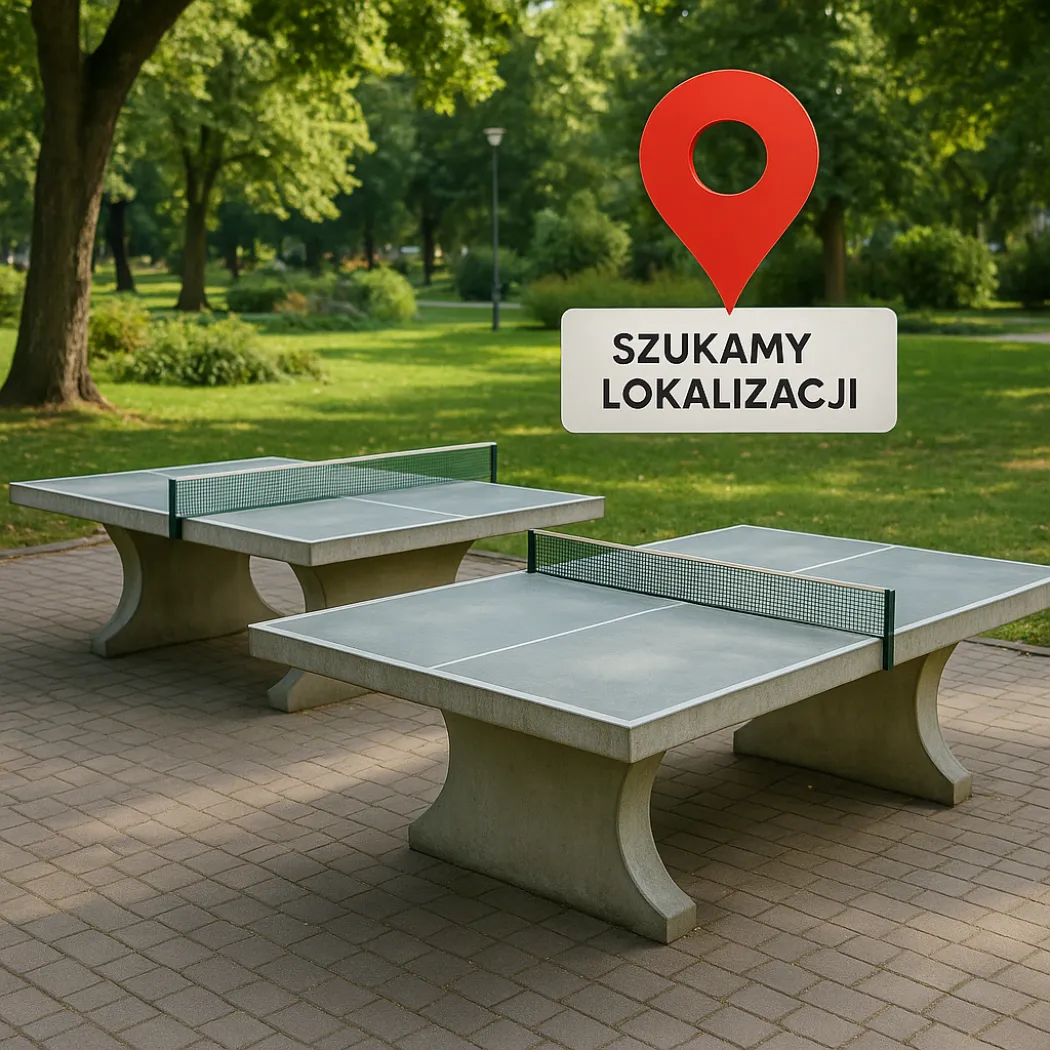 Gdzie ustawić stoły do tenisa stołowego w Sieradzu? Zgłoś lokalizację