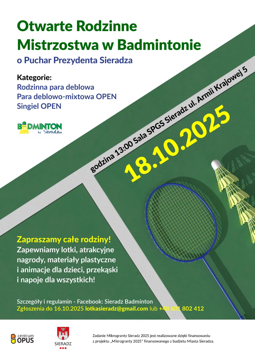 Otwarte Rodzinne Mistrzostwa w Badmintonie 