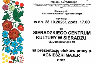 Haft sieradzki – prezentacja projektu i wystawa