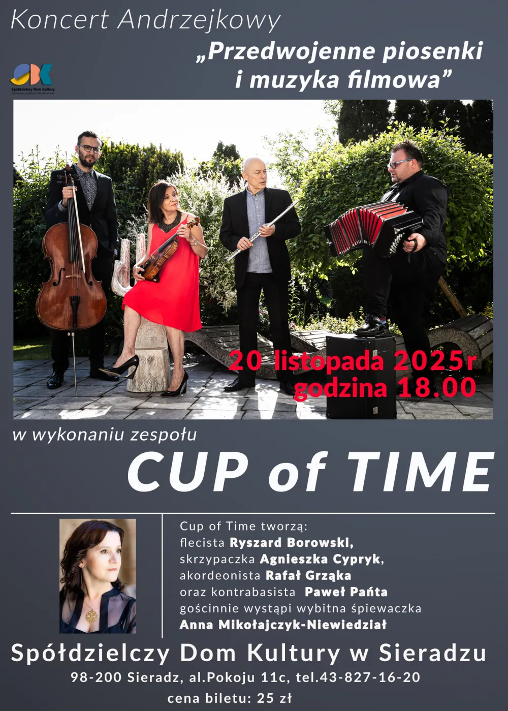 KONCERT ANDRZEJKOWY CUP OF TIME