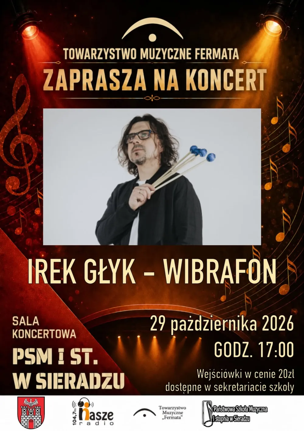 koncert Irka Głyka – cenionego wibrafonisty, perkusisty, kompozytora i aranżera 
