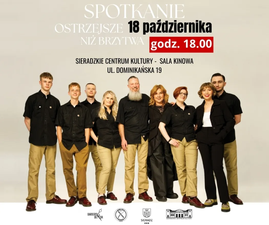 „Barberska Dekada” – Sieradz na ekranie i spotkanie z Adamem Szulcem