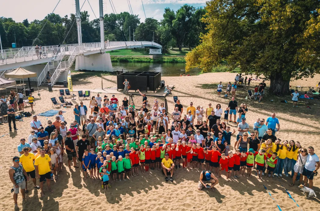 Pożegnanie wakacji na plaży