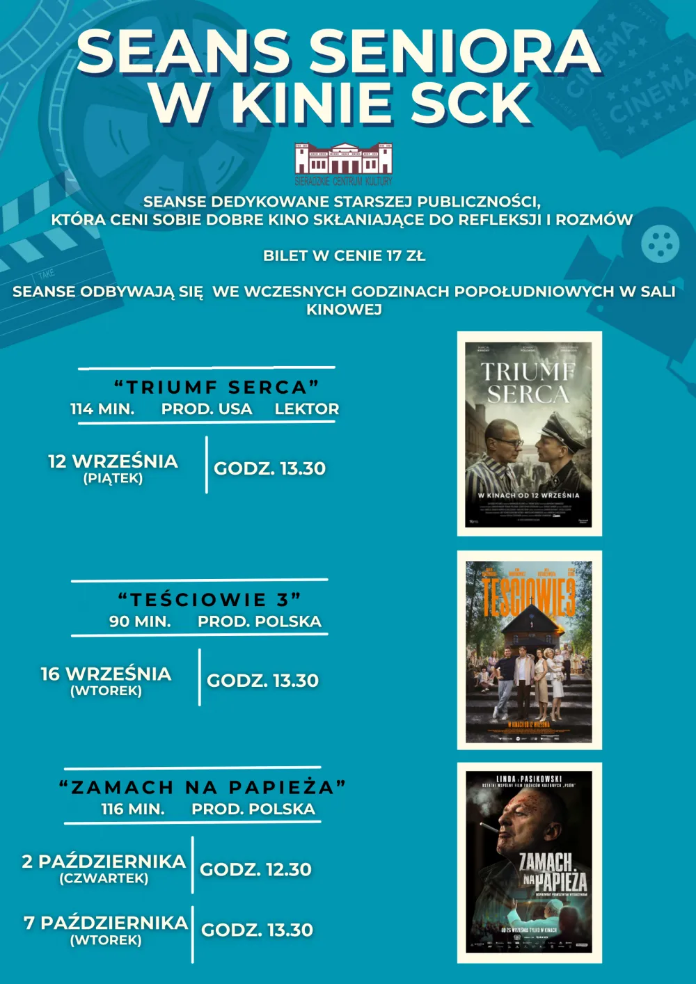 SEANS SENIORA W KINIE SCK  Film: ZAMACH NA PAPIEŻA