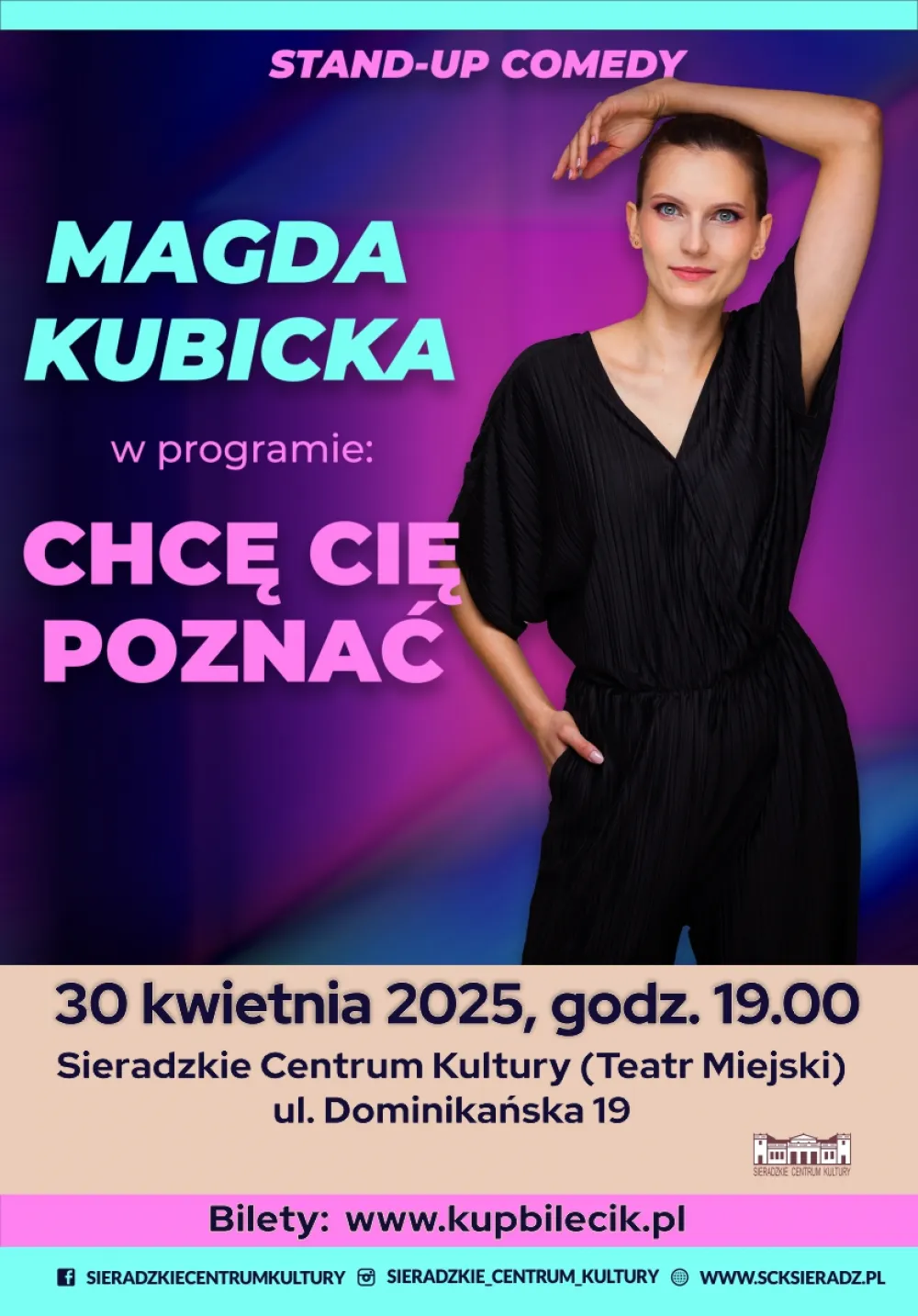 Stand-Up Magdy Kubickiej z programem ''Chcę cię poznać