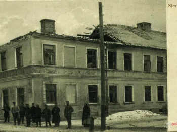 Dawny zajazd ul. Kościuszki/Ogrodowa  w 1914 lub 1915 (źródło: Fotopolska.eu