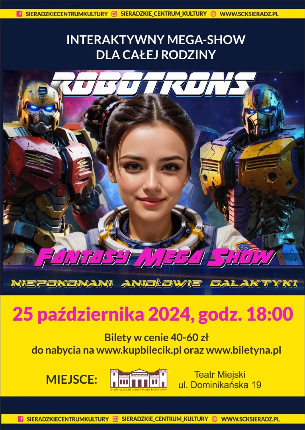 Spektakl dla dzieci - ROBOTRONS - MEGA SHOW DLA CAŁEJ RODZINY 