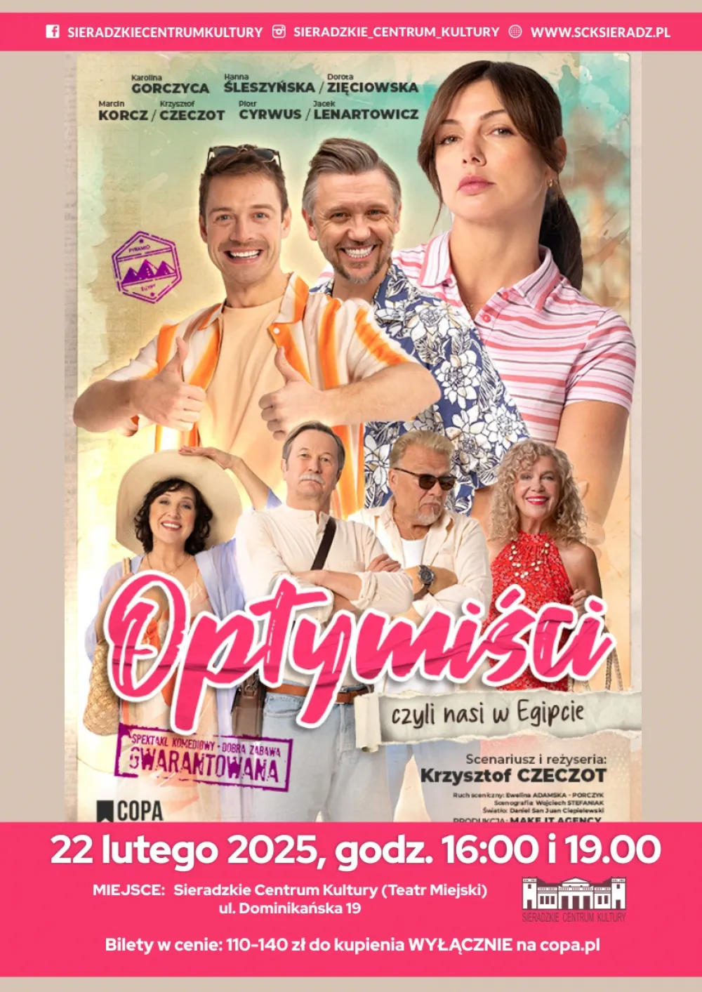 Spektakl ”Optymiści - czyli nasi w Egipcie