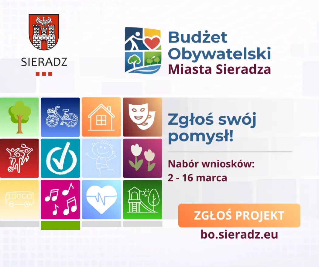 Budżet Obywatelski Sieradza 2026. Już wkrótce nabór projektów