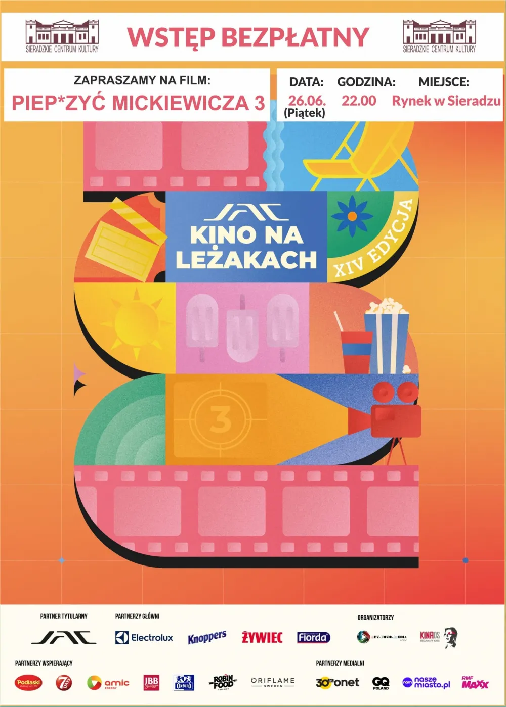 Kino na leżakach 