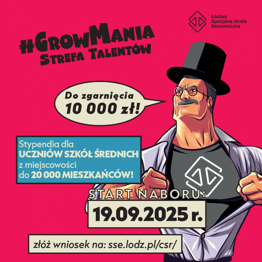 Program Stypendialny „#GrowMania Strefa Talentów” - sprawdź i aplikuj!