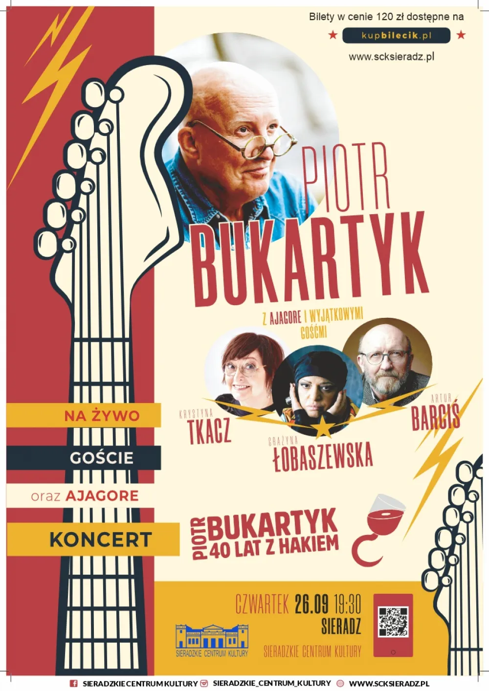 Koncert Piotr Bukartyk – 40 lat z hakiem 