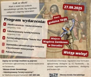 Weekend z historią, sportem i rodzinną zabawą w Sieradzu