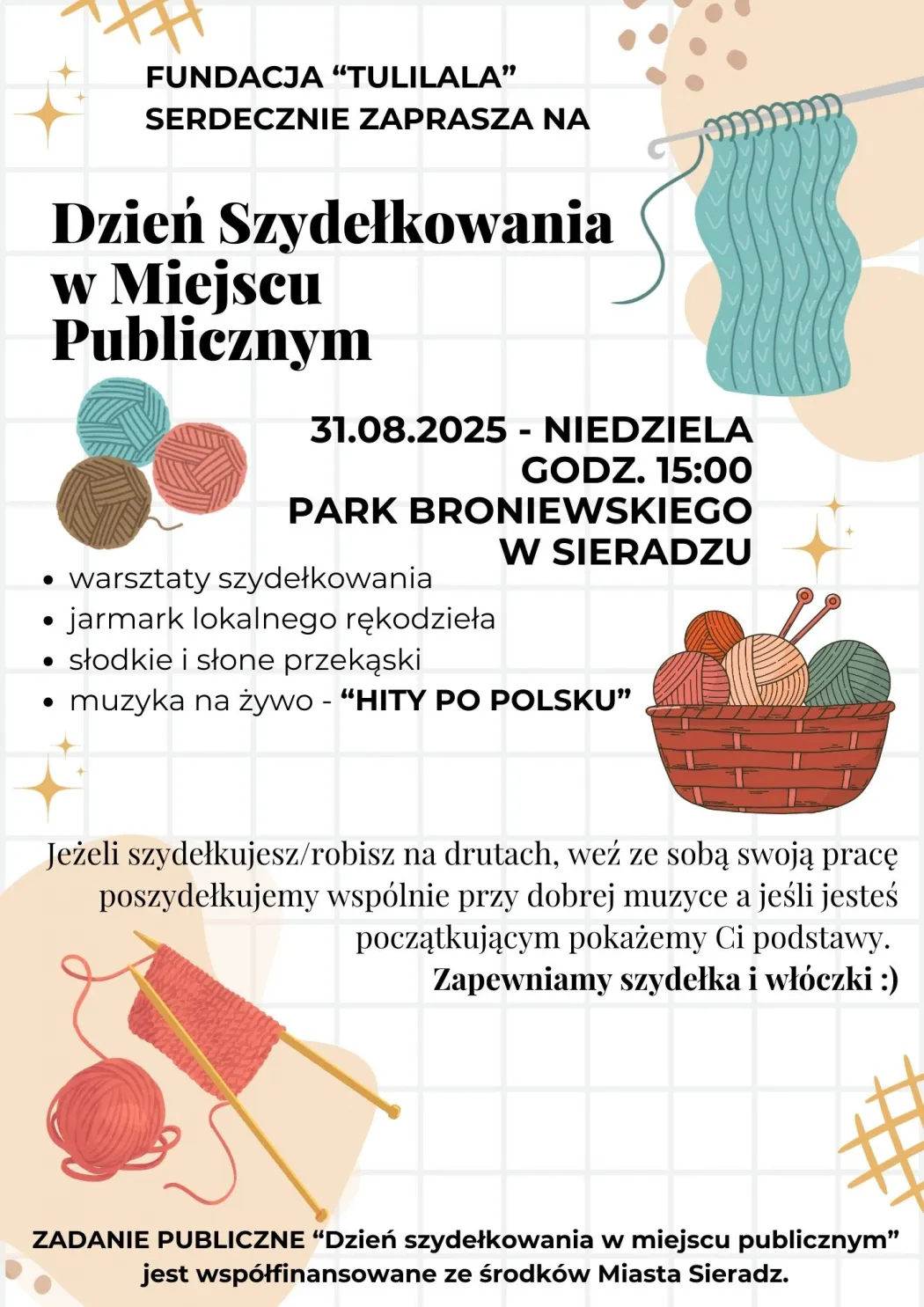 Dzień Szydełkowania w Miejscu Publicznym i Hity po polsku