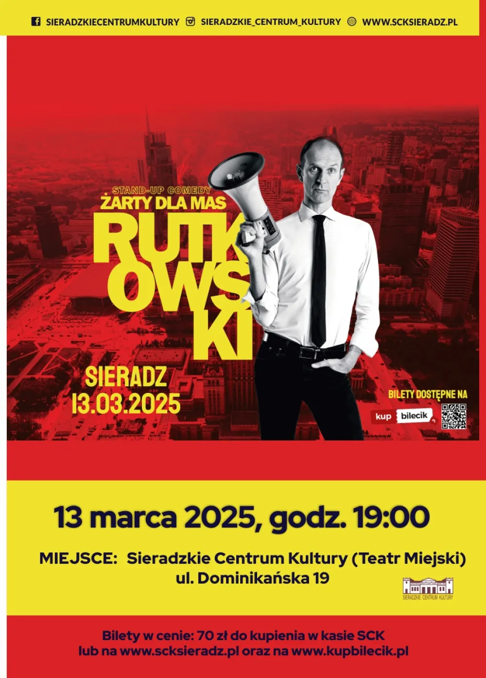 Stand Up: Rafał Rutkowski „Żarty dla mas”.