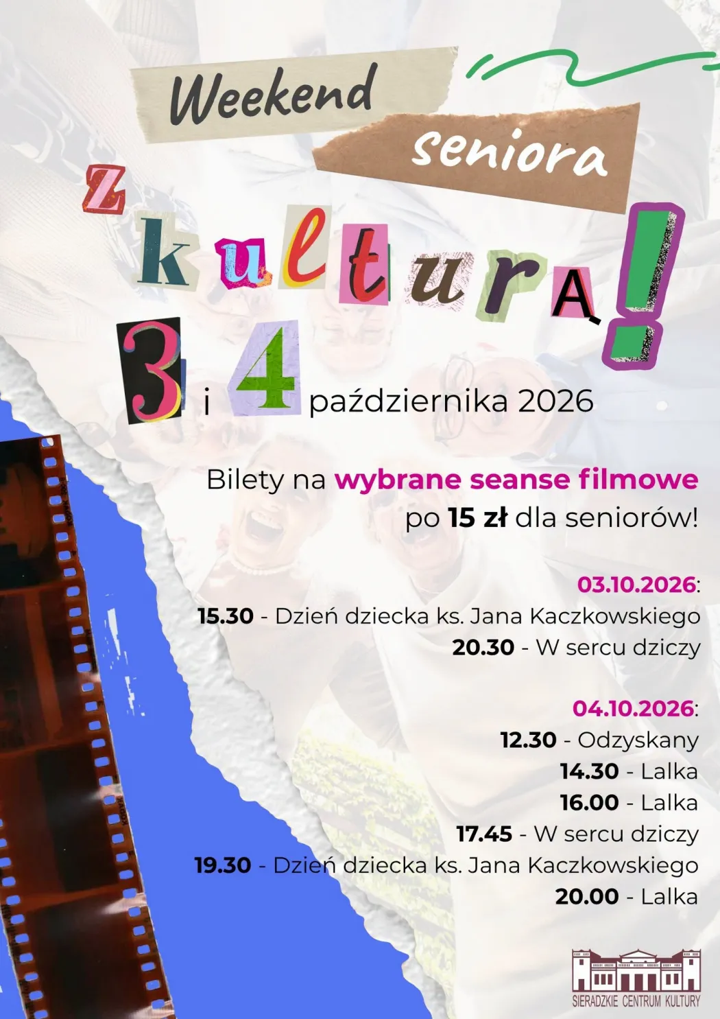 Weekend Seniora z kulturą w sieradzkim Kinie