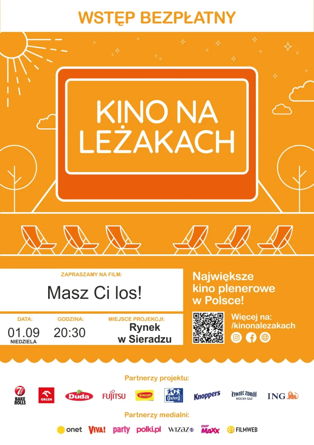 Kino na leżakach. Masz Ci los!