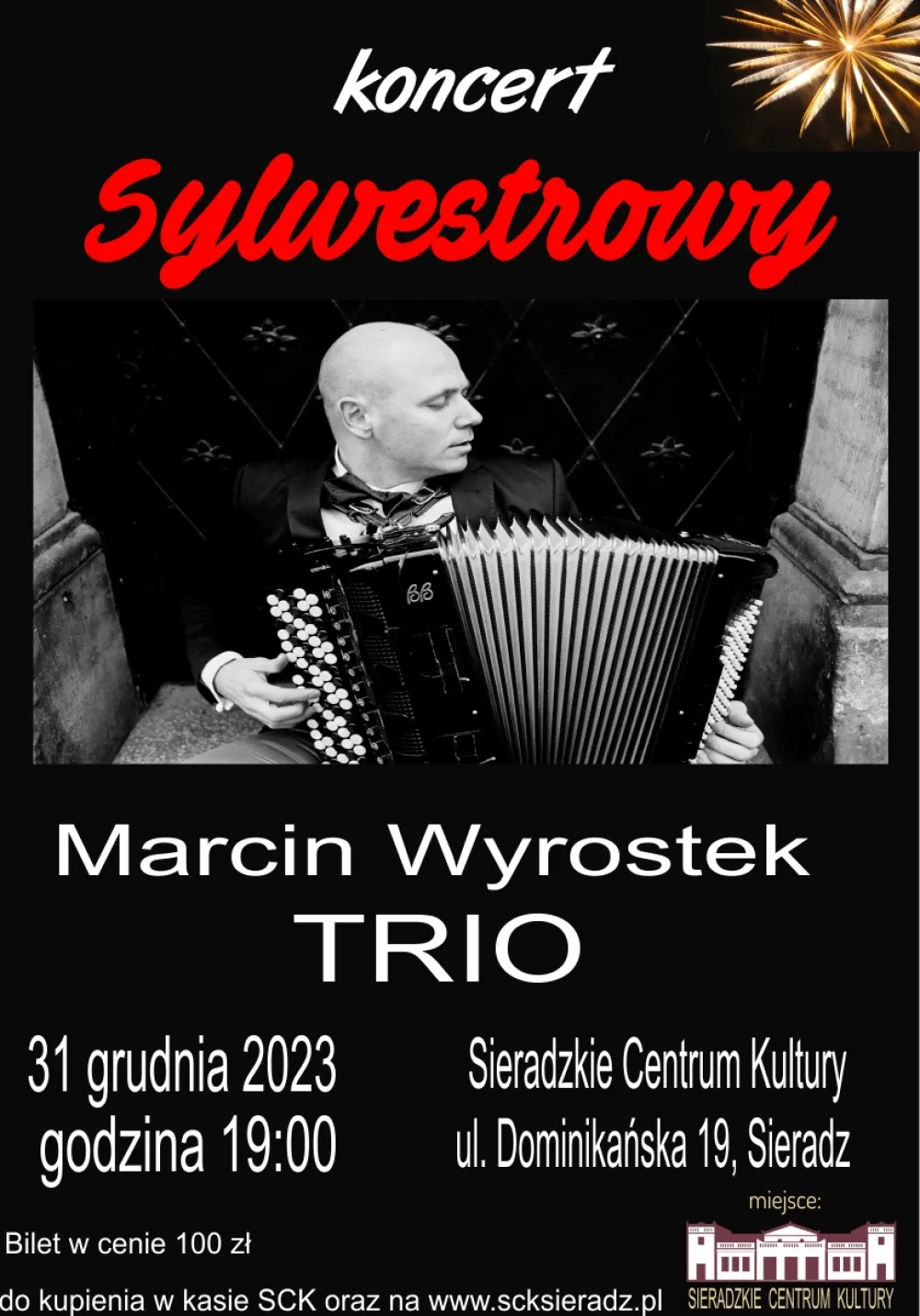 Koncert Sylwestrowy Marcin Wyrostek TRIO
