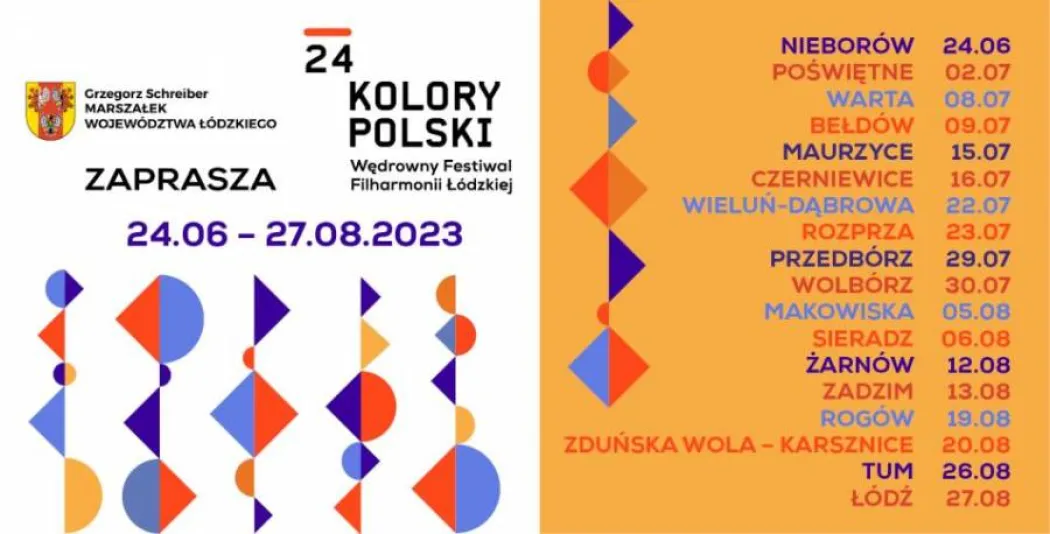 Kolory Polski w Sieradzu już 6 sierpnia 2023 r.