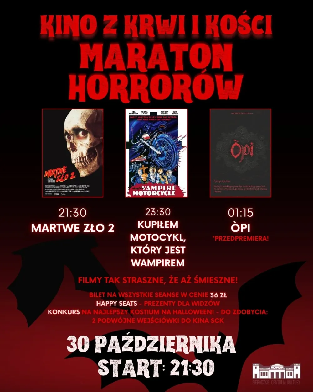 KINO Z KRWI I KOŚCI już tutaj jest! Czyli maraton horrorów na Halloween