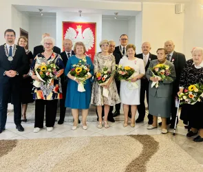 Jubilaci z Sieradza świętowali 50 i 60 lat wspólnego życia