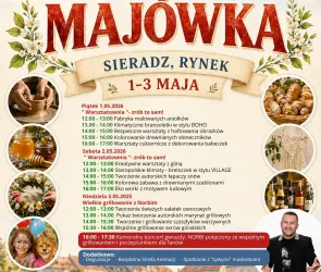 Wielka Majówka na sieradzkim Rynku – sprawdź program atrakcji!