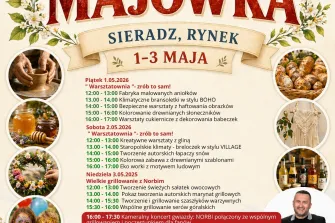 Wielka Majówka na sieradzkim Rynku – sprawdź program atrakcji!
