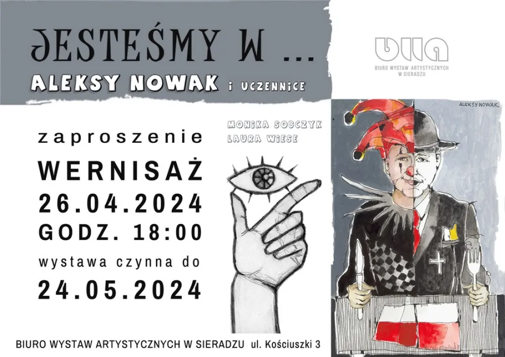 Otwarcie wystawy rysunków Aleksego Nowaka 