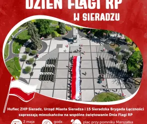 Dzień Flagi Rzeczypospolitej Polskiej w Sieradzu