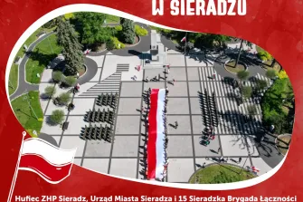 Dzień Flagi Rzeczypospolitej Polskiej w Sieradzu