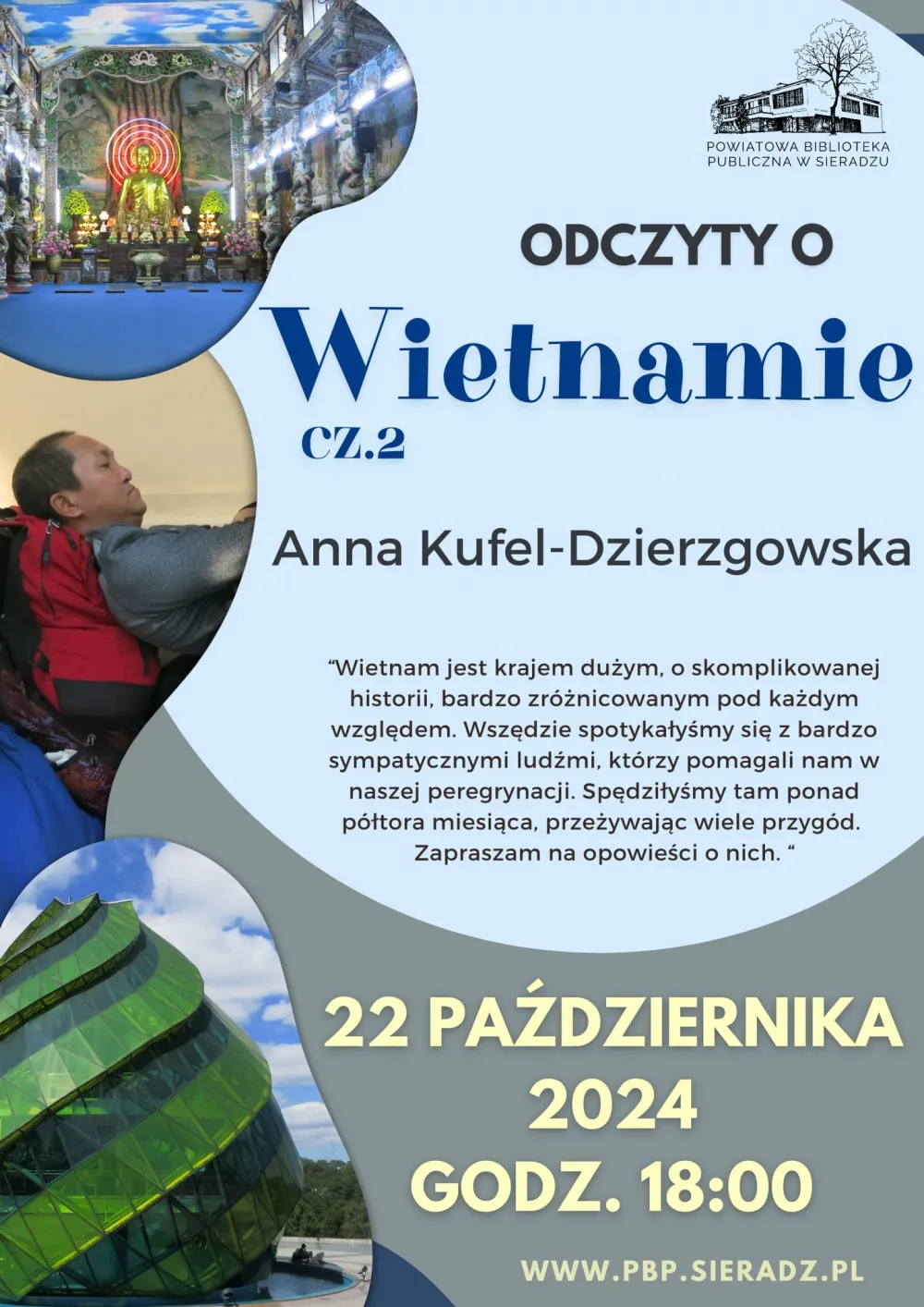 Spotkanie z Panią Anną Kufel-Dzierzgowską na odczytach o Wietnamie