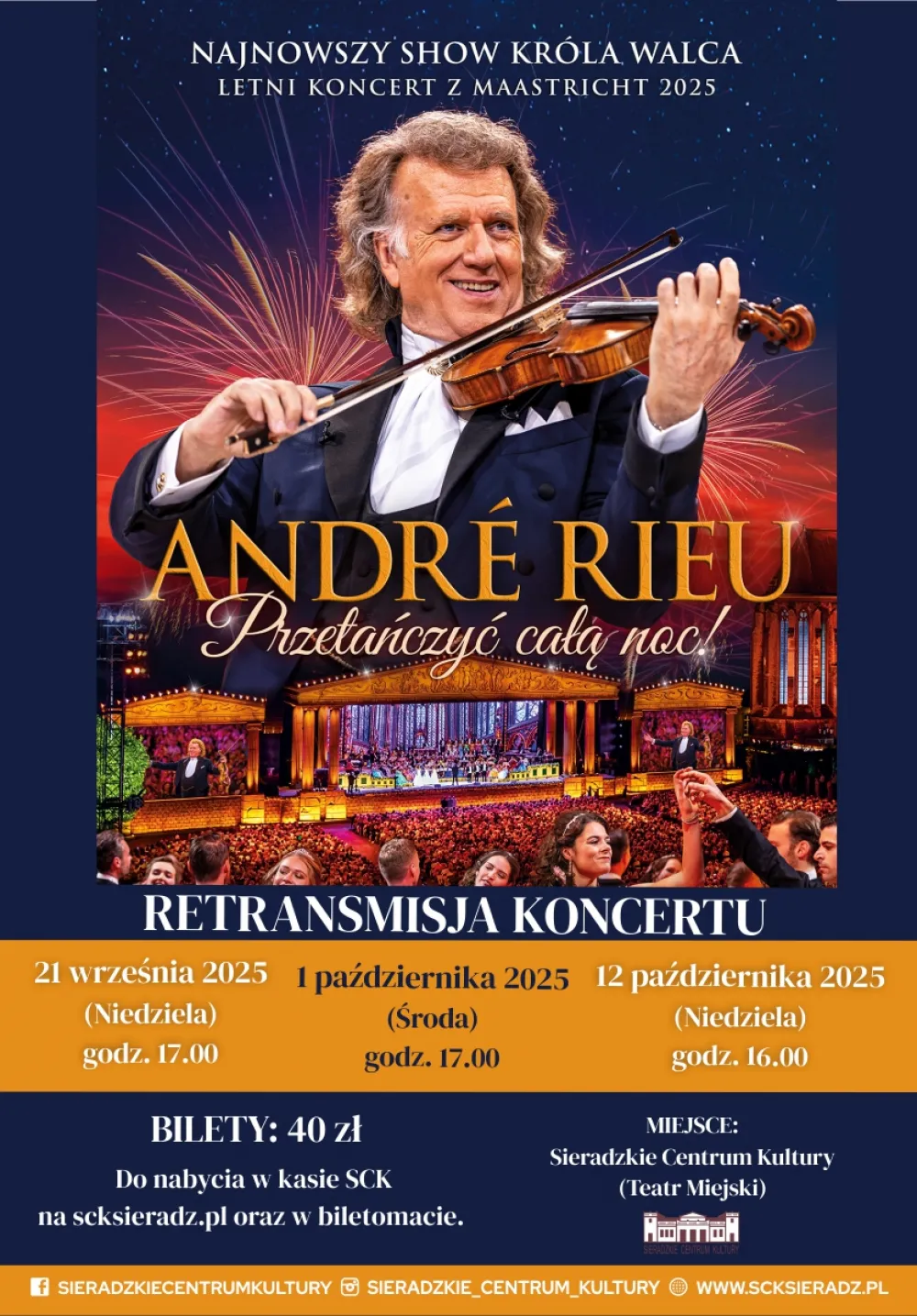 „André Rieu. Przetańczyć całą noc!” Retransmisja letniego koncertu z Maastricht 2025