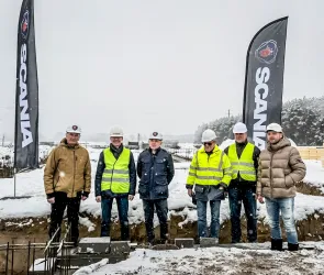 Nowy serwis Scania przy ul. Górka Kłocka. Inwestycja oficjalnie rozpoczęta