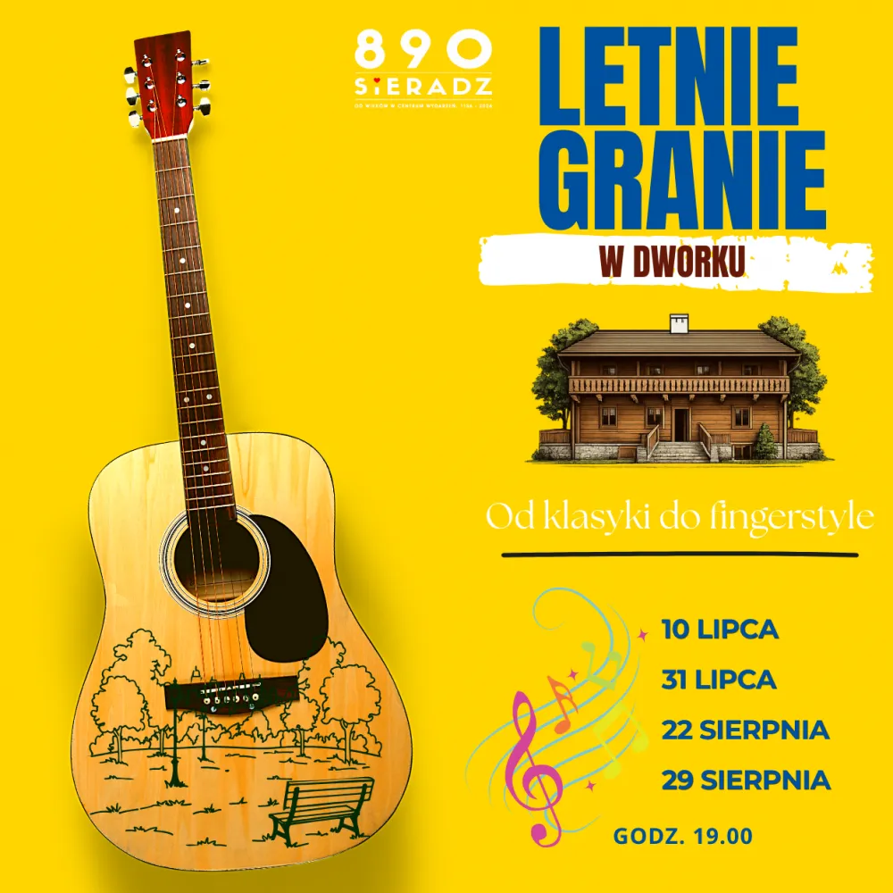 Letnie granie w Dworku.  Andrzej Grygier / Zofia Nyk
